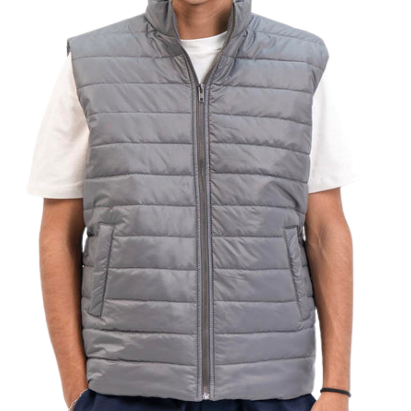 Men's Light Weight Gilet - Grey